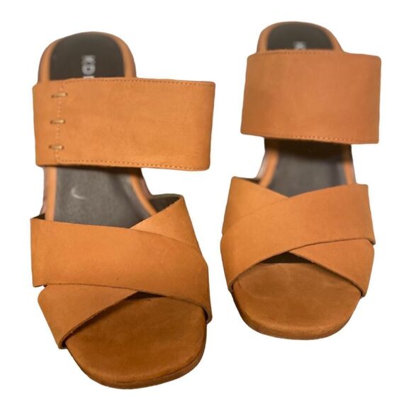 #300 KELSI DAGGER BROOKYLN lwather wedge heels - Picture 4 of 6